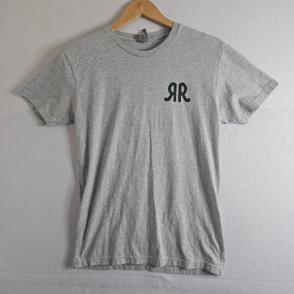 Next Level Reno Rodeo 104 Year Graphic T-Shirt Gray Mens Small RR Logo